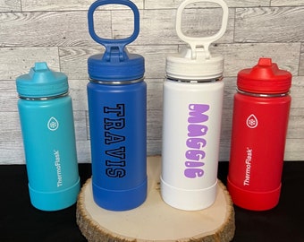16oz Personalized ThermoFlask Stainless Steel Water Bottle