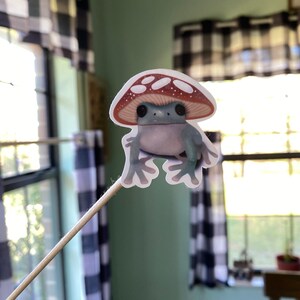Frog waterproof sticker