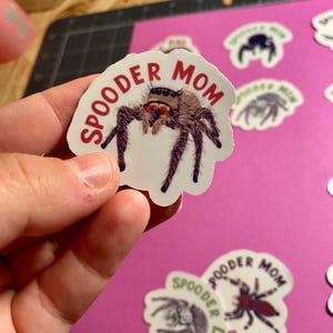 jumping spider 2” sticker
