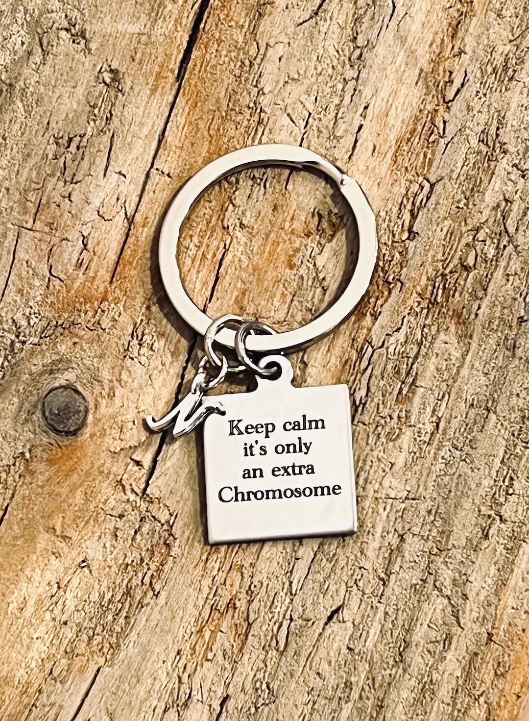 Keep Calm It’s Only an Extra Chromosome, Stainless Steel Custom ...