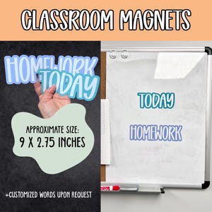 Classroom Teacher Magnets | Classroom Decor | Classroom Organization