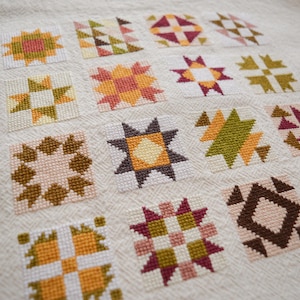 Patchwork quiltblokken kruissteekpatroon pdf
