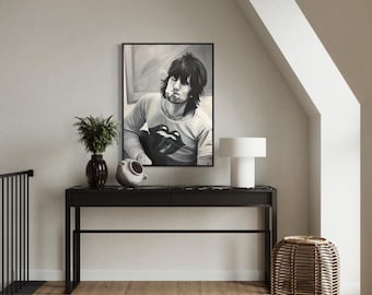 ローリング・ストーンズ：キース・リチャーズ 24 x 36 インチ ロール型