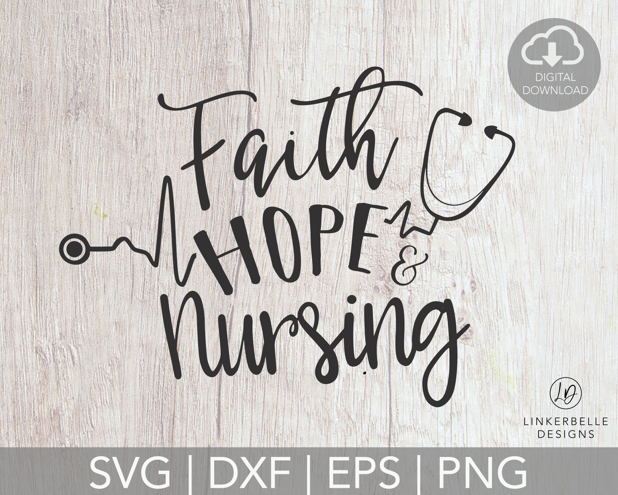 Download Faith Hope And Nursing Nursing Svg Blessed Nurse Svg Etsy