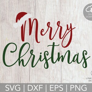Merry Christmas DIGITAL DOWNLOAD { Free Commercial License Included for Small Businesses}