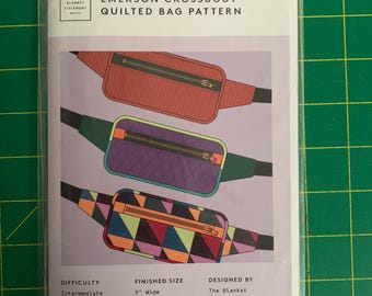 Emerson Crossbody Bag Pattern – Modern Quilted Fanny Pack Sewing Pattern