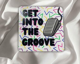 Sewing Machine Pedal Sticker | 1980's Retro Vibes | Sewing & Quilting Lover Laptop Sticker | Funny Sewing Sticker