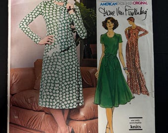 Vogue Pattern 1547-Diane Von Furstenberg-Sz 10
