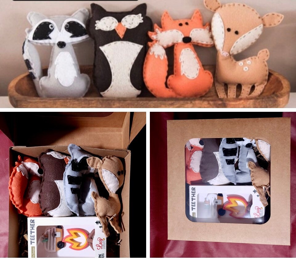woodland nursery stuffed animals