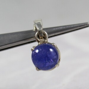 Natural Tanzanite Pendant, 925 Sterling Silver, Tanzanite Gemstone, Tanzanite Silver Pendant, Handmade Jewelry, Birthstone Statement Pendant