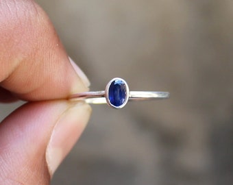 blue sapphire ring for girl