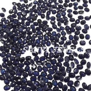 Natural Blue Sapphire, loose Sapphire, 5X4 MM Blue Sapphire Oval Cut, Diffusion Sapphire Gemstone, Amazing Quality, Jewelry Making Sapphire