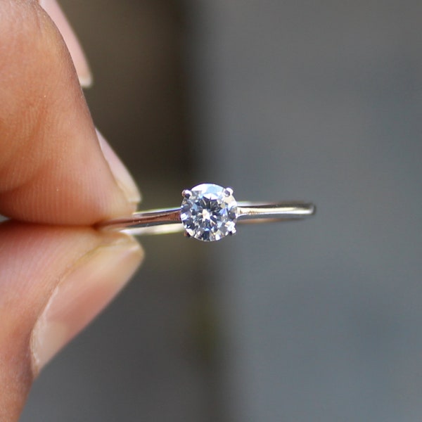 Lab Created Diamond Rings Etsy