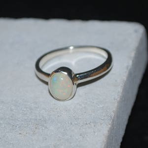 100% Natural Ethiopian Welo Fire Opal - 925 Sterling Silver - Ring Jewelry - US 3 to US 13 - AAA Quality - Fine Jewelry