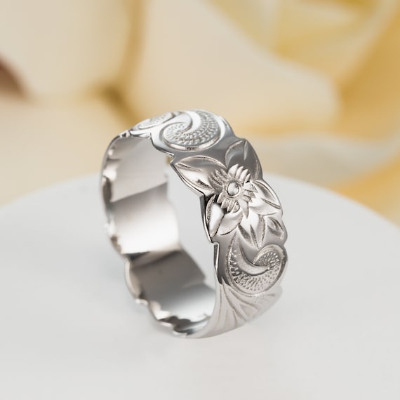Sterling Silver Hawaiian Flower Ring Sterling Silver Hawaiian Flower Ring