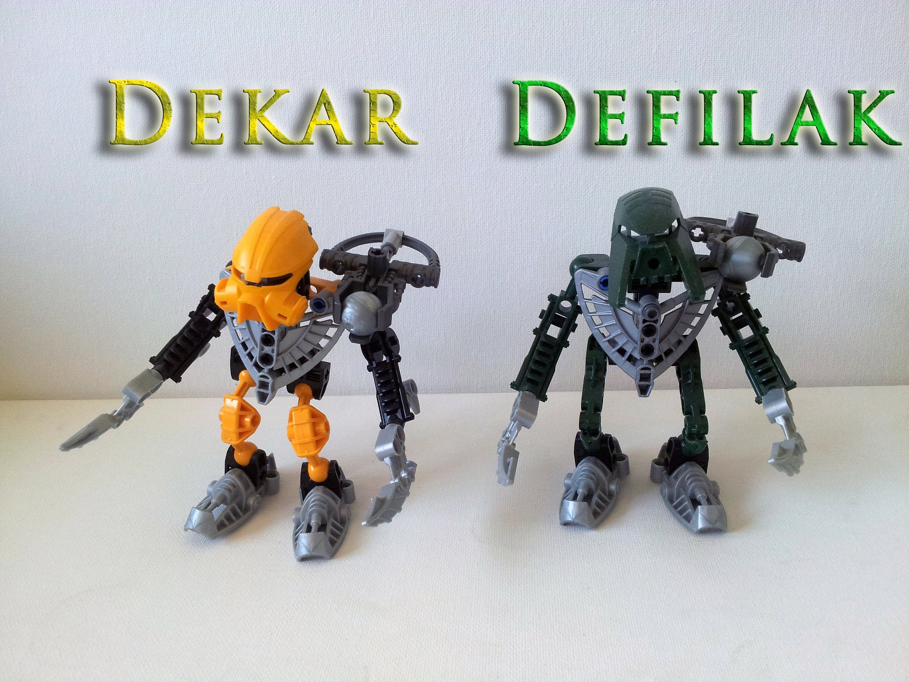 Bionicle Dekar Defilak 8930 8929 Pre Order
