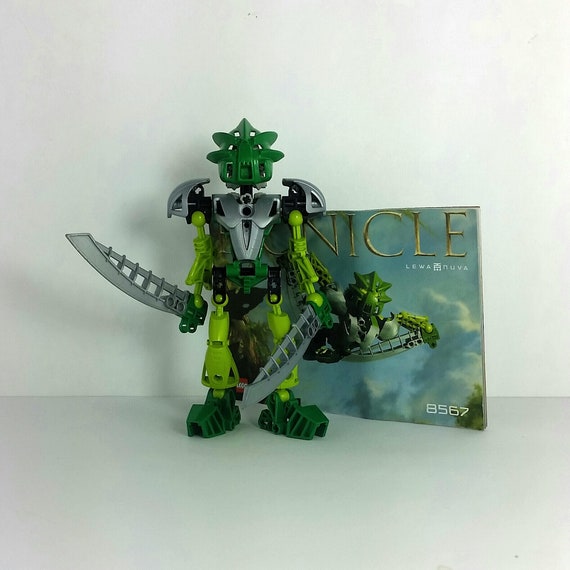 Bionicle Lewa Toa Nuva of Air 8567 Pre Building the Toa Minifigures Ideas