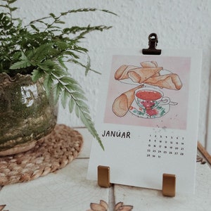 Tischkalender // ewiger Kalender, immerwährend, Ostfriesland, Aquarell Illustration, DIN A6