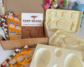 Vintage Chocolate Makimg Kit With Moulds & Foils