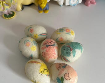 Vintage Plastic Easter Egg Decoration Job Lot