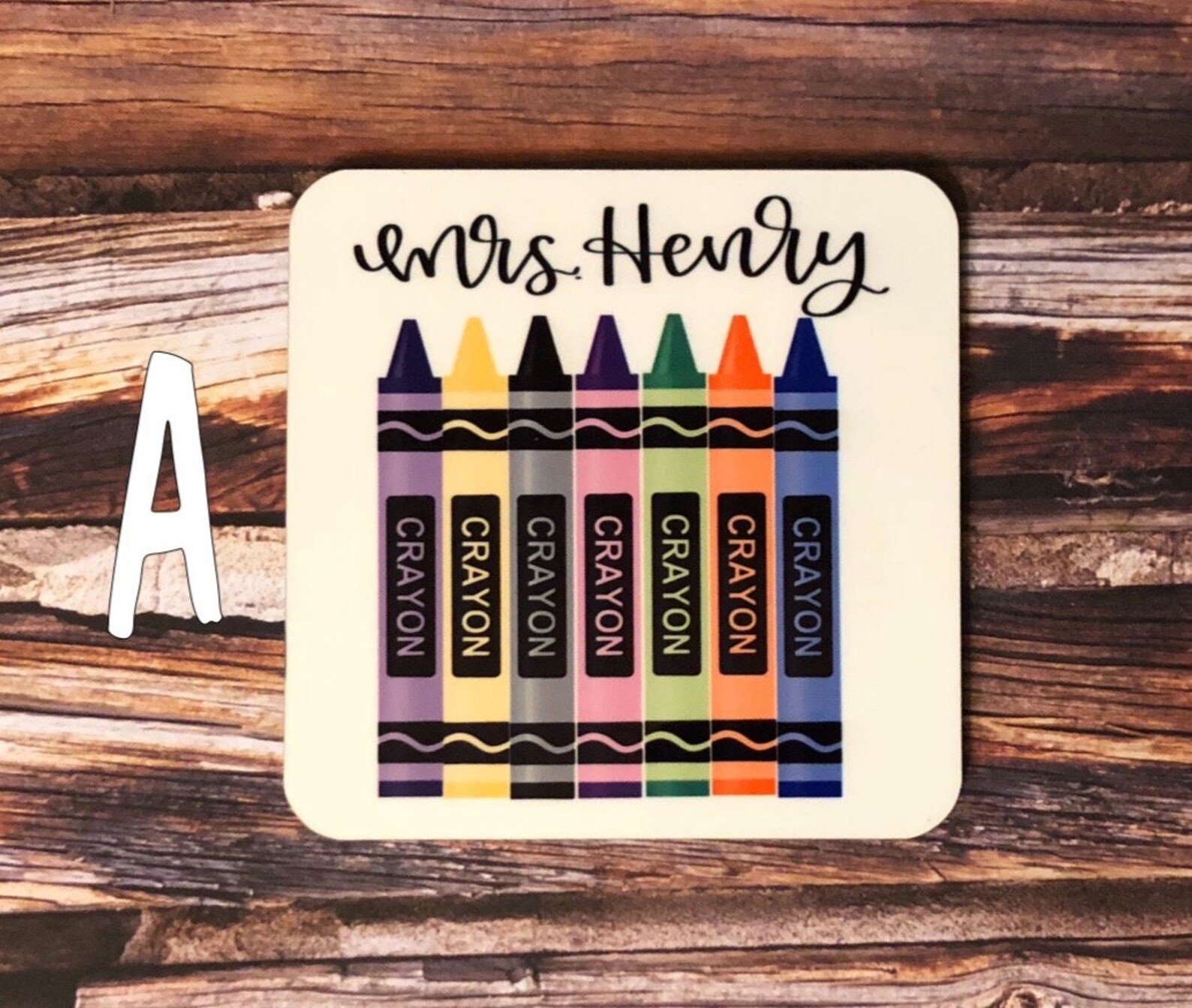 Teacher Coasters PERSONALIZED TEACHER GIFT Etsy Norway