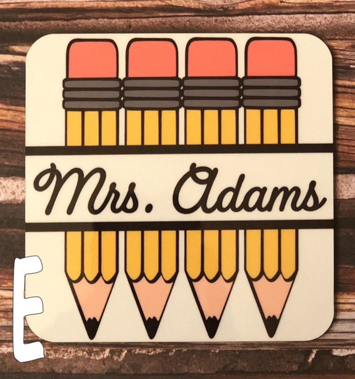 Teacher Coasters PERSONALIZED TEACHER GIFT Etsy Norway