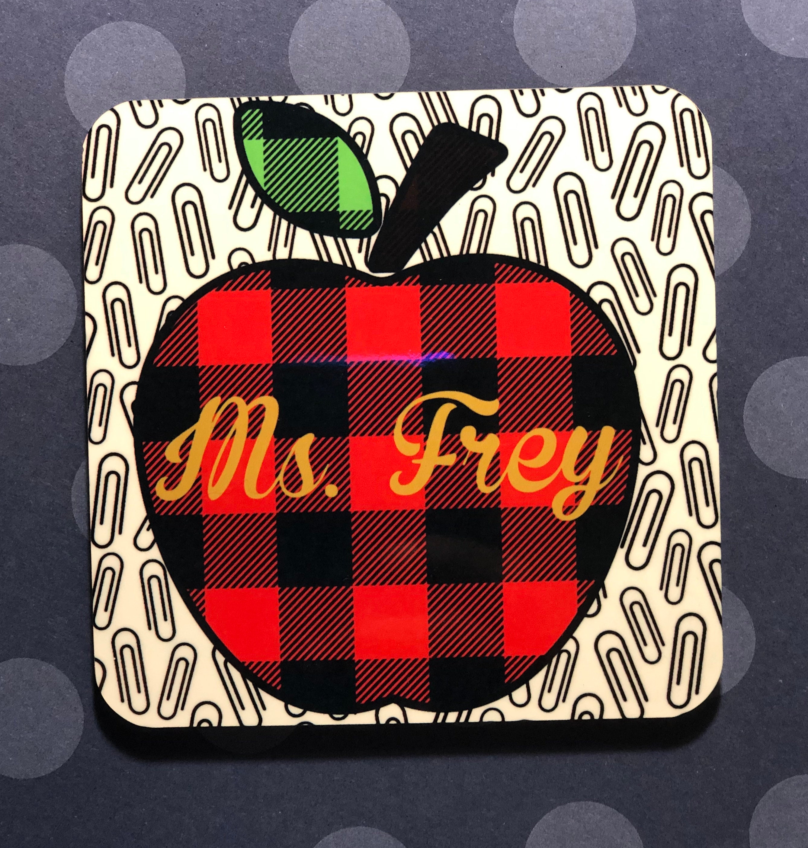 Teacher Coasters PERSONALIZED TEACHER GIFT Teacher Gift Etsy
