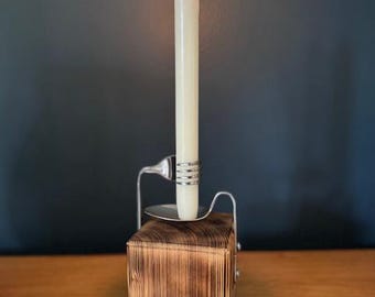 Couverts bougeoir en bois