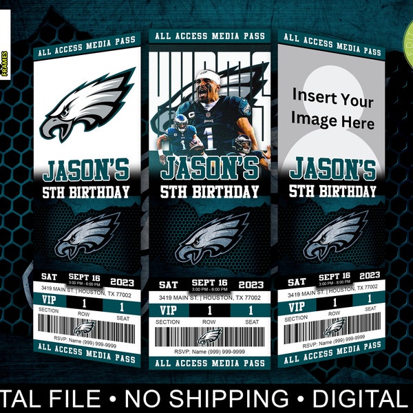 Philadelphia Eagles Birthday Party Supplies - Etsy