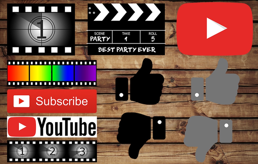 Printable Youtube Photo Booth Template