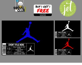 Jordan Birthday Invitation