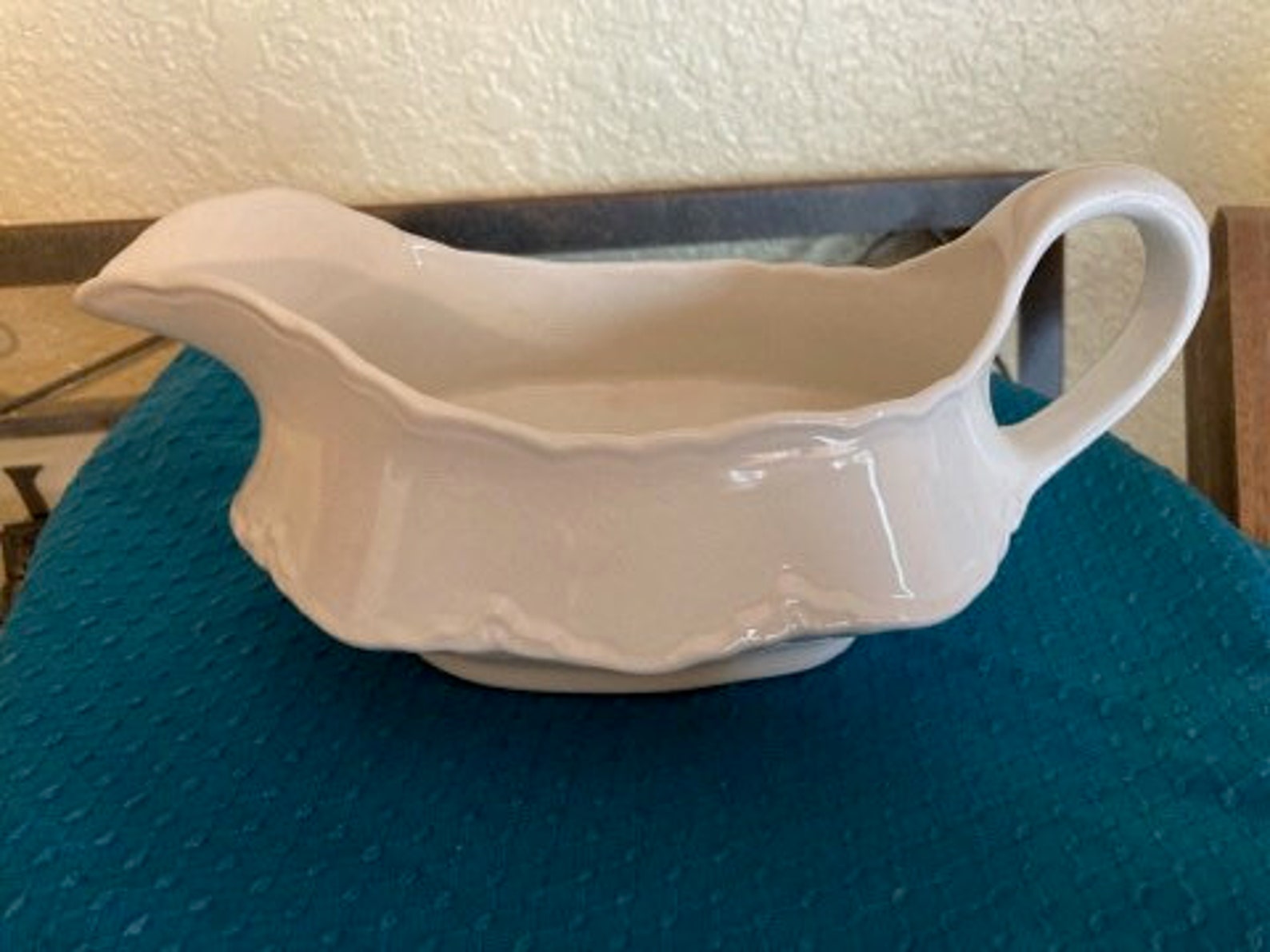 Beautiful Antique White Vitreous China Knowles Gravy Boat Etsy España
