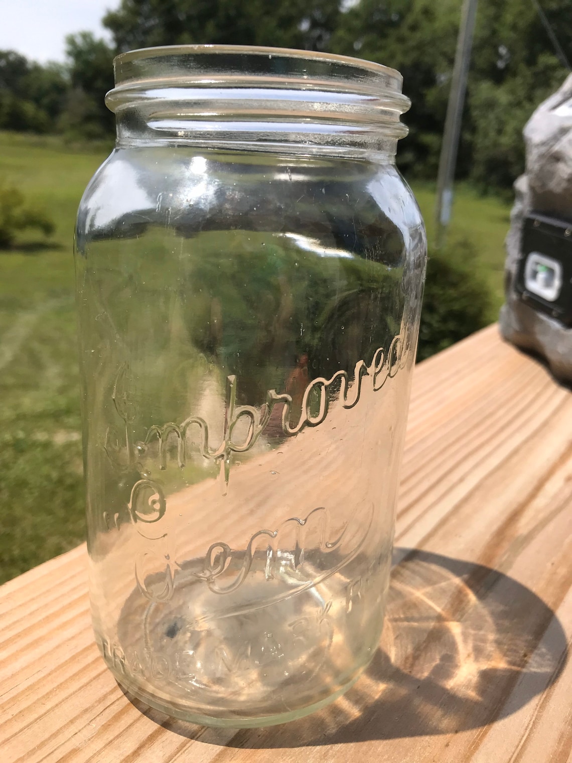 Vintage Improved Gem Canning Mason Jar Made in Canada Etsy