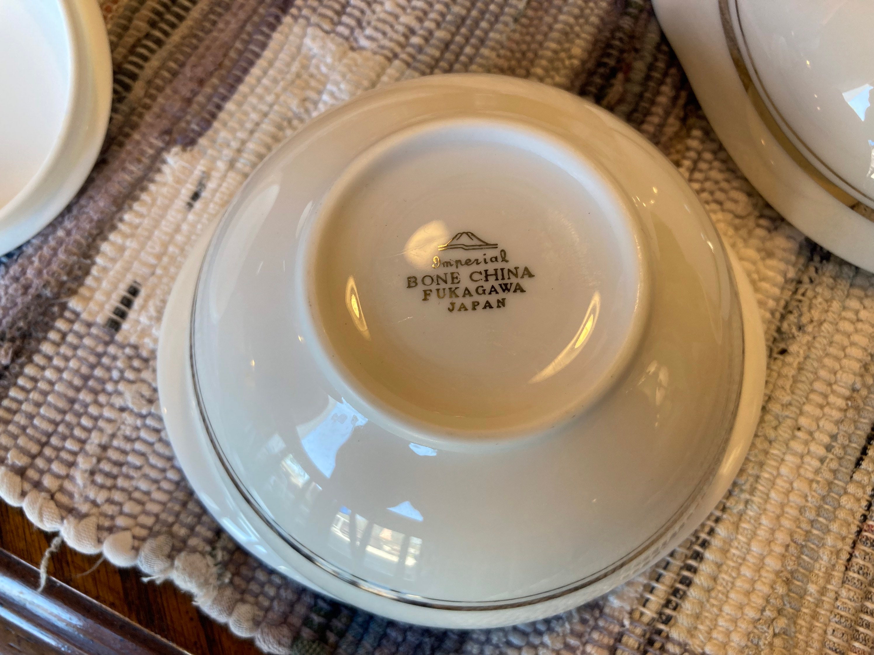 Vintage Imperial Bone China Fukagawa Japan Mid Century
