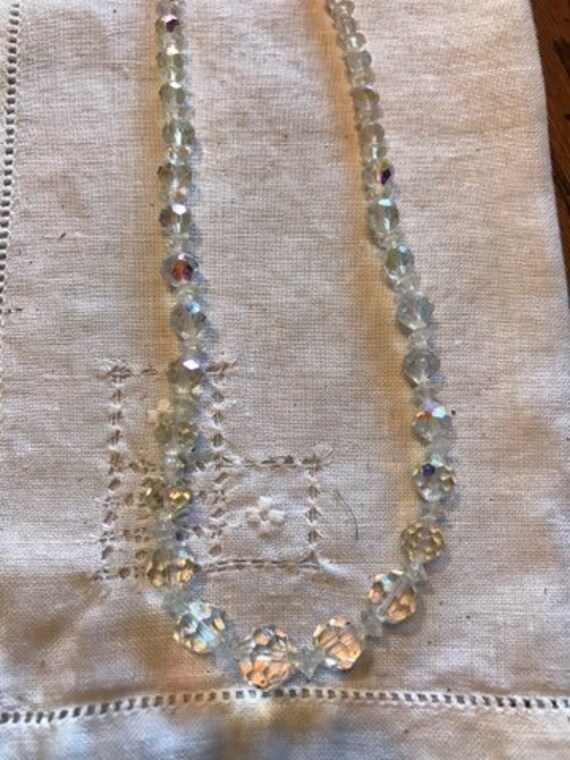 Vintage Crystal Necklace from Estate - image 10