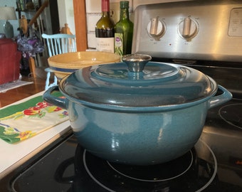 Estate Sale Find ! Merton & Storck Hand Crafted German Enameled Iron Dutch Oven