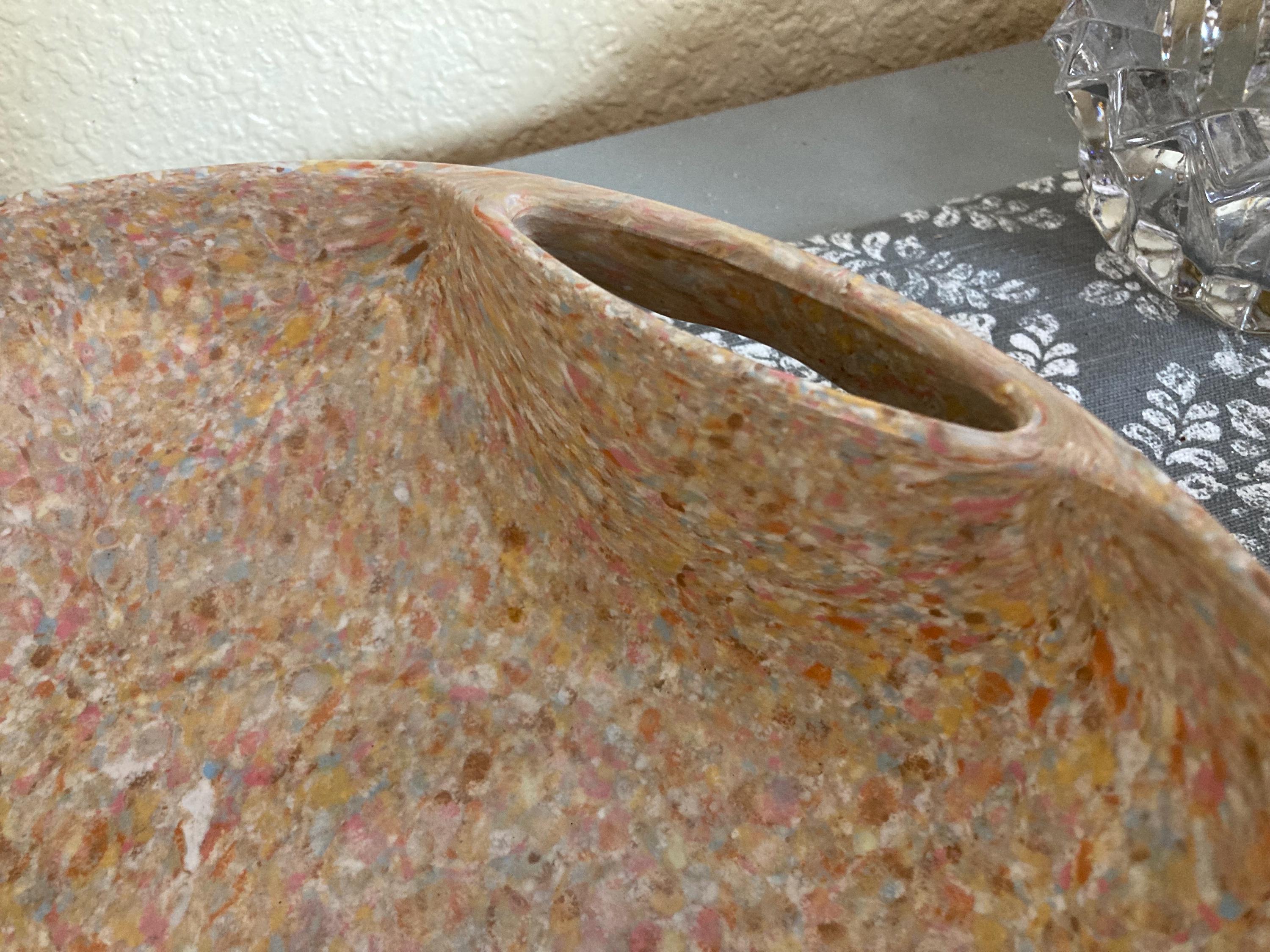 Aztec Melmac Vintage Melmac Aztec Confetti Style Double Handled Serving Bowl - Etsy