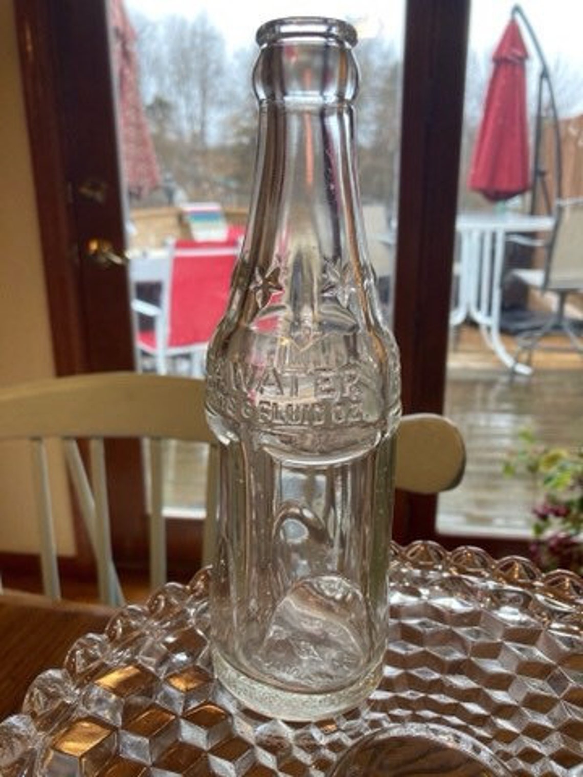 Vintage Star Soda Water Bottle Coca Cola Bottles Company Chillicothe MO