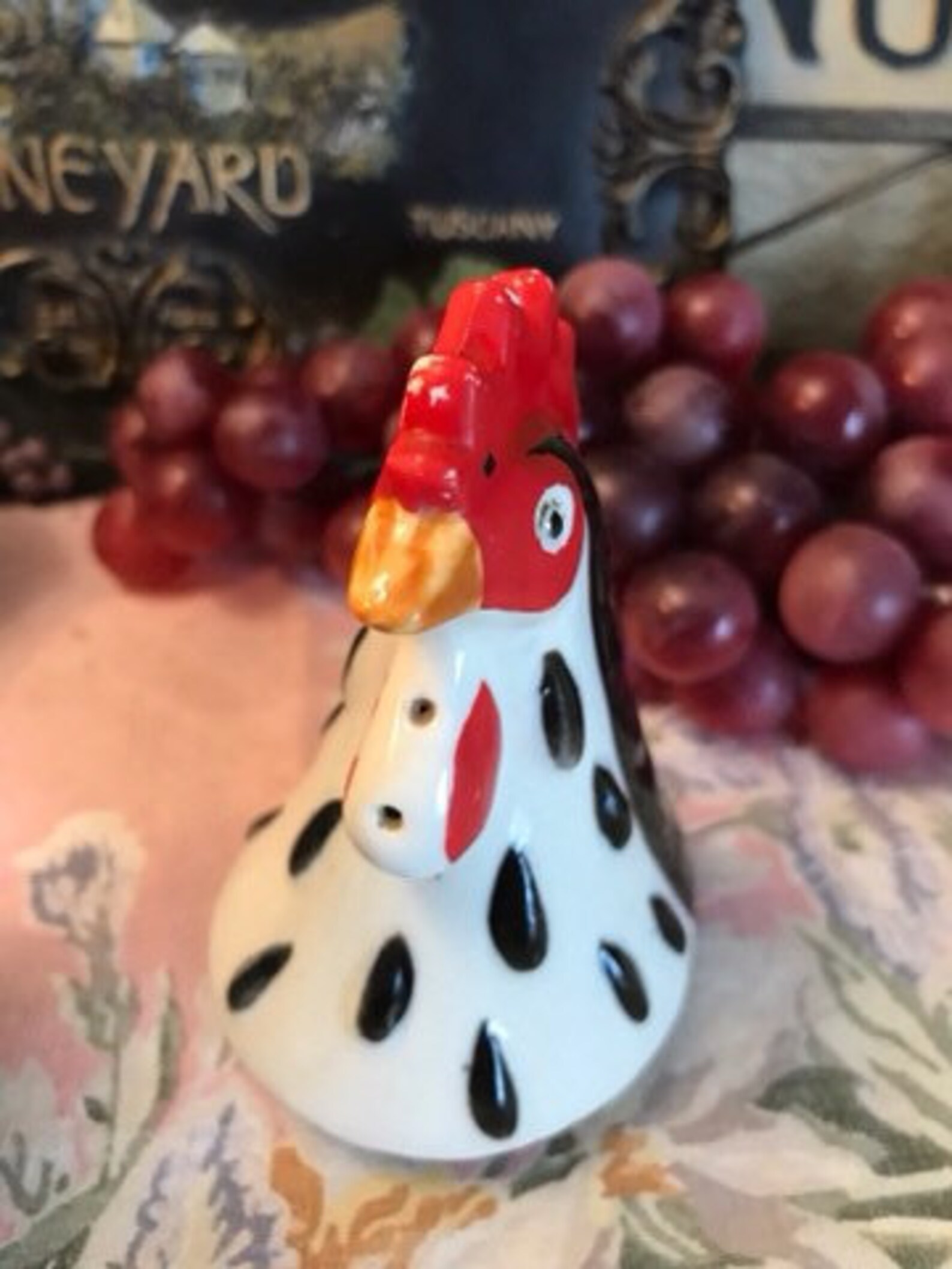 Vintage Rooster Salt and Pepper Shakers Rustic Farmhouse Etsy UK