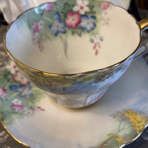 Vintage Imperial Bone China Fukagawa Japan Mid Century