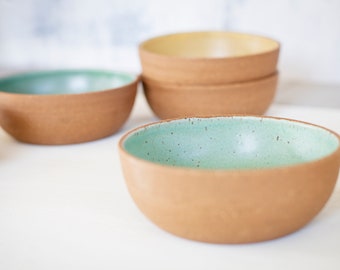 Stoneware Bowl - Everyday Bowl - Cereal Bowl - Large Bowl - Ceramic Bowl - Colorful Bowls - Soup Bowl - Salad Bowl - Pasta Bowl