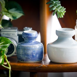 Bud Vase - Ceramic Vase - Ceramic Bottle - Flower Vase - Flower Holder - Decorative Vase - Modern Vase - Bud Vase - Funky Bud Vase