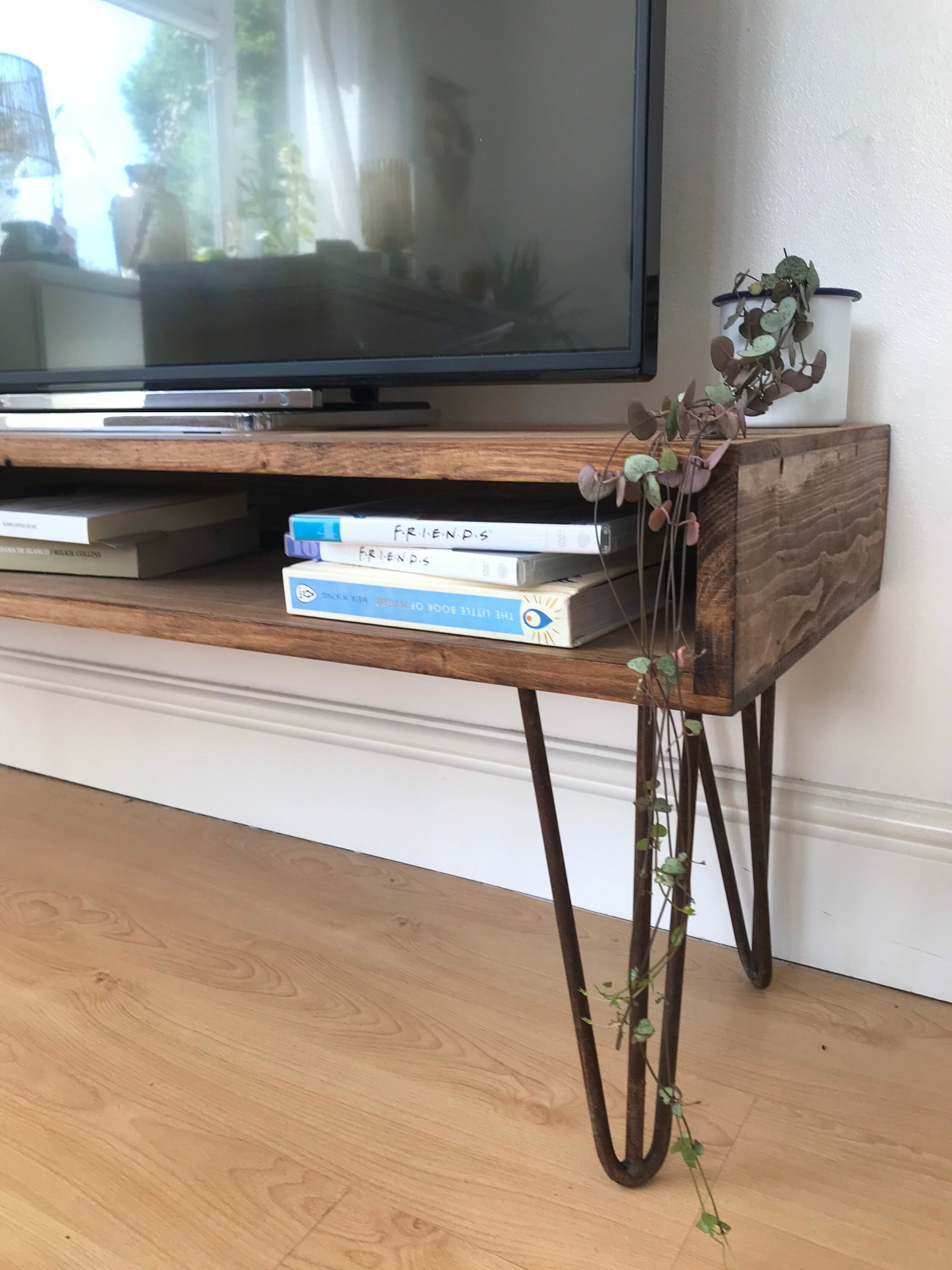 Handmade Tv Stand Media Centre Hairpin Leg 120cm X 35cm Etsy Australia