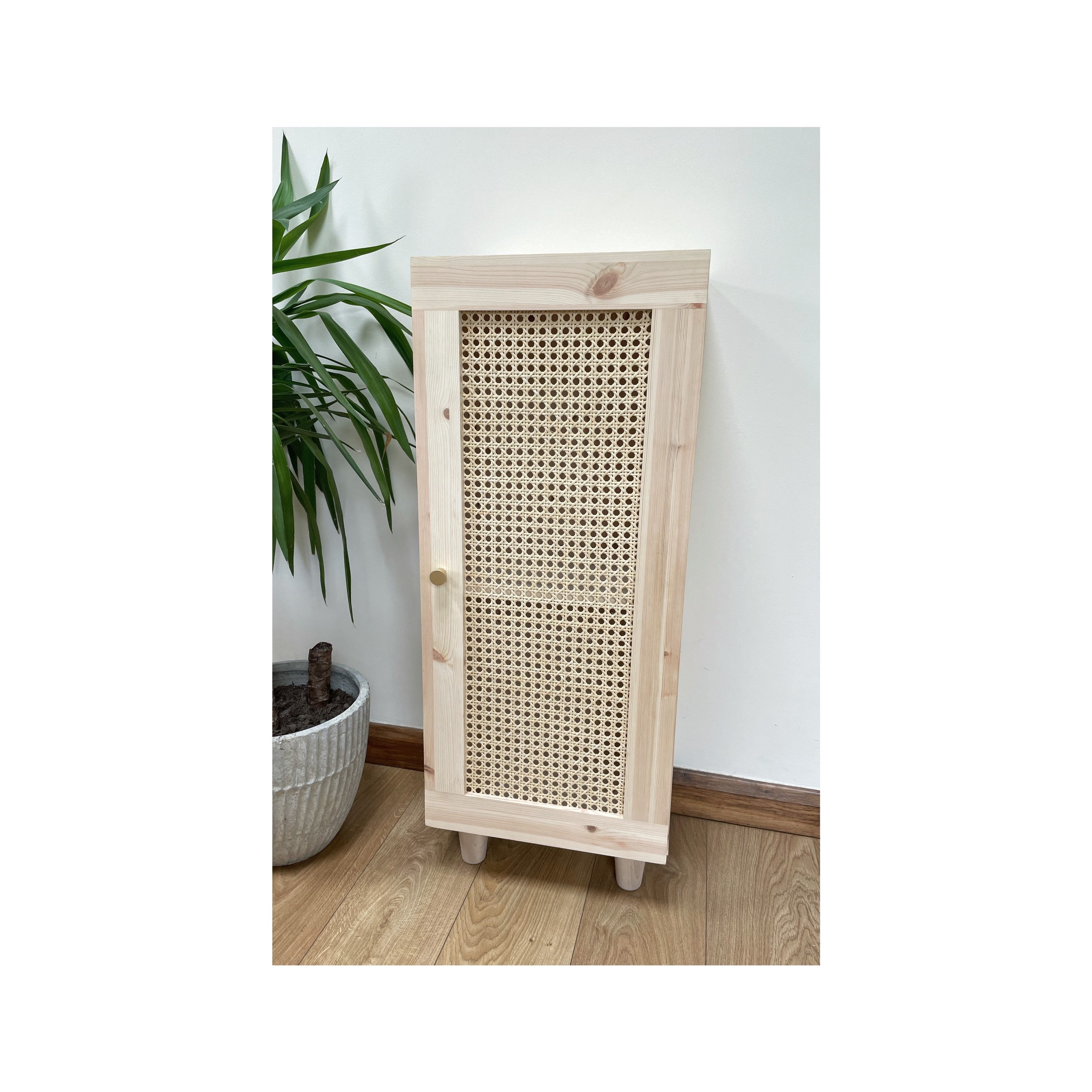 Rattan 2024 storage cupboard