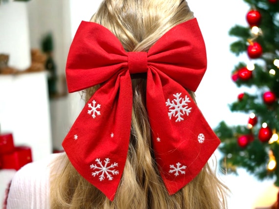 Christmas Hair Bow Christmas Hair Bow