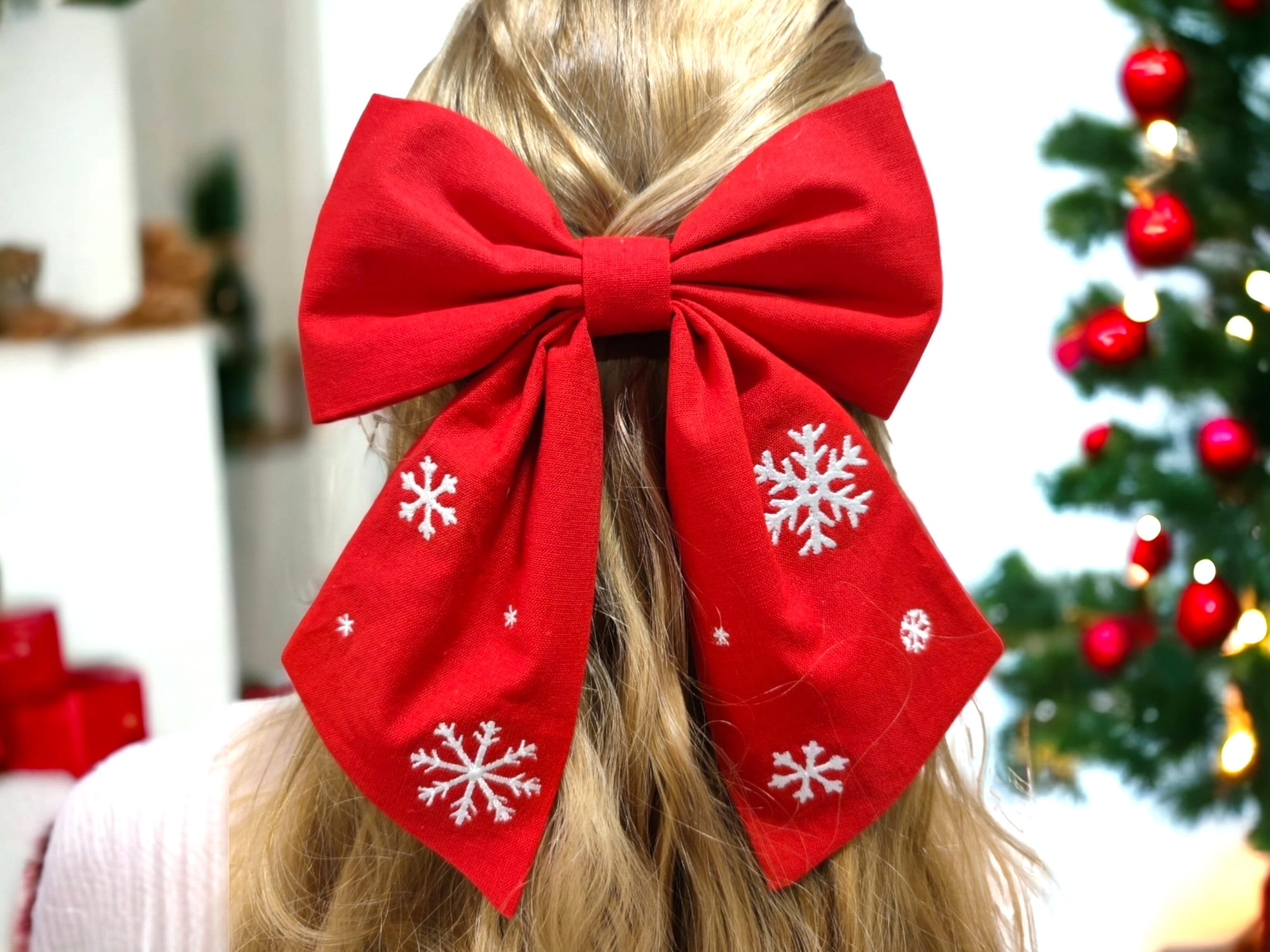 Christmas Hair Bow Christmas Hair Bow