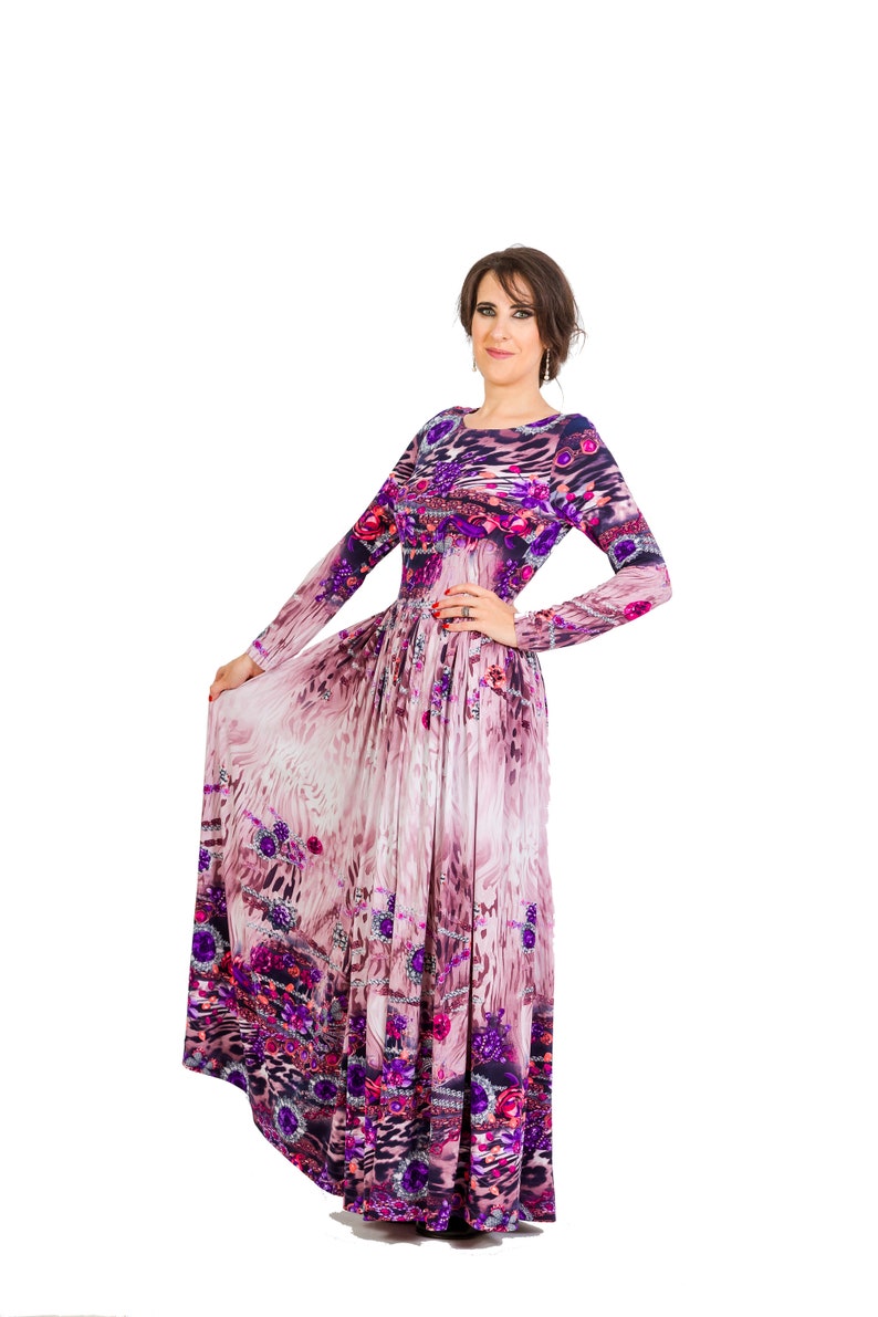 Only Multicolor Polyester Long Dress