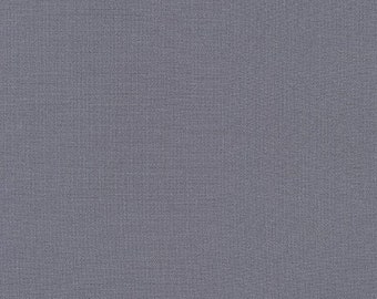 Kona Cotton, Grey Fabric, Quilting Fabric, Medium Grey, 100% Cotton, Broadcloth, by the yard, Mask Fabric, thread count 120, ready to ship