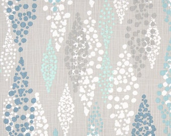 Coastal Fabric, Home Decor, Premier Prints Fabric, Teal, Slub Canvas, Cotton Fabric, Blue Fabrics, Upholstery Fabric, by the yard, no.685,