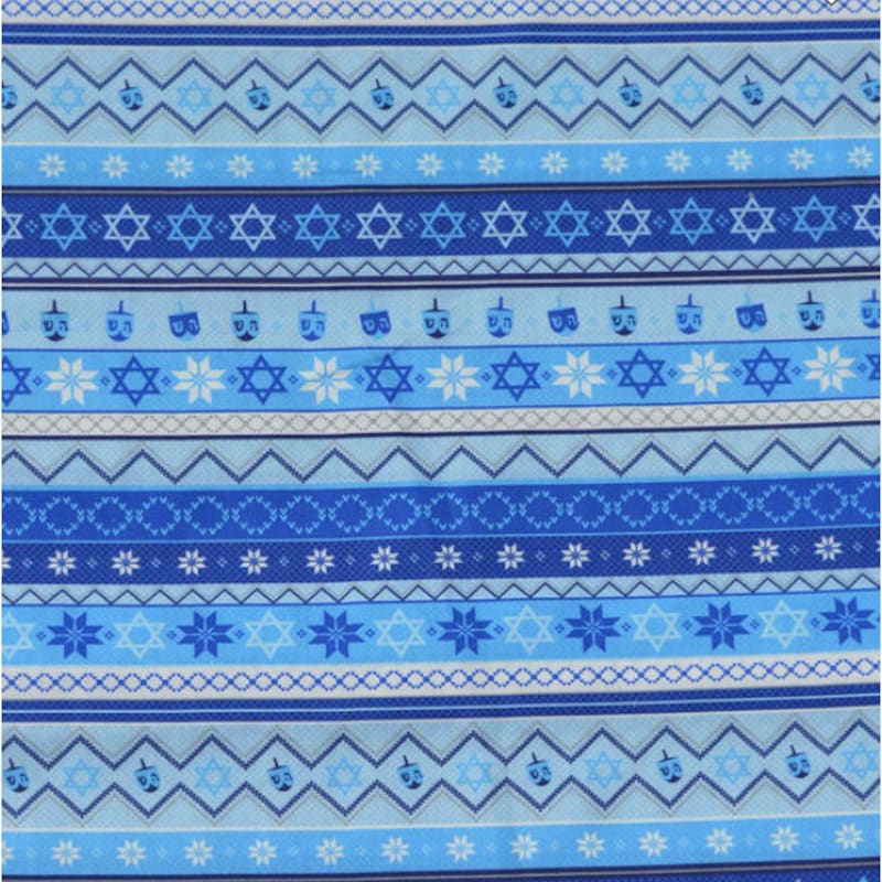 Hanukkah fabric by the yard
